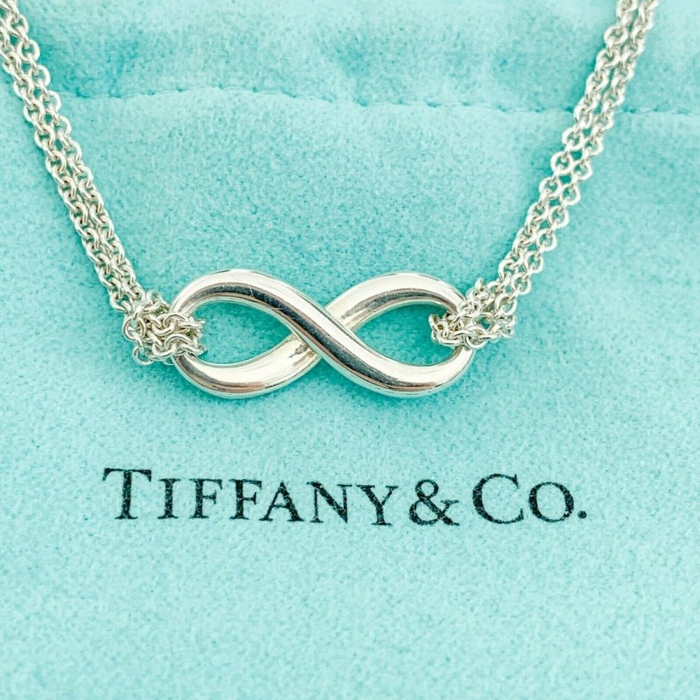 Tiffany & Co. Silver Infinity Necklace